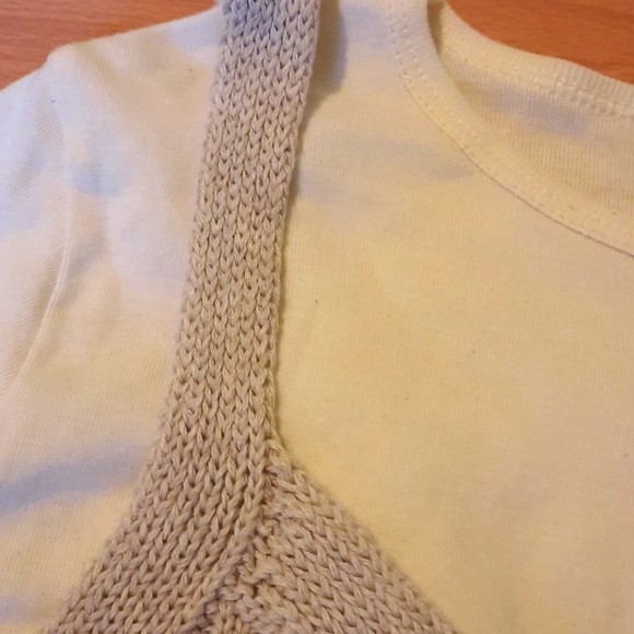 Zara Combination knit vest/ long sleeves top - Picture 3 of 6